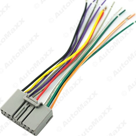 Suitable for Honda Civic, CRV, and Fit car audio upgrade cables, CD player tail wires, speaker power wires (male connector) (1/4)