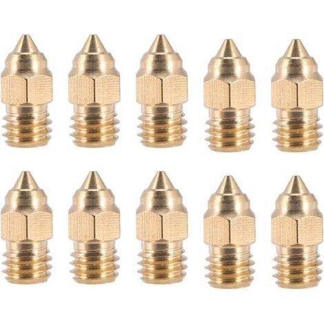 10 PièCes SéRies -6 SE 0.4 MM Buse Hotend Buses pour -10 V2 -3 -5 SéRie D'Imprimante 3D (1/4)