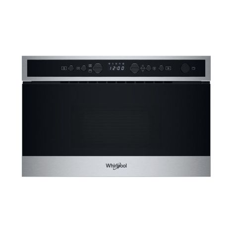 Whirlpool WMN4I4BX Microonde con grill, inox, Display digitale, Crisp, Jet defrost 22 Lt