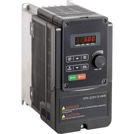 Peter Electronic Invertitore di frequenza, 2,2 kW, 1 fase, 230 V (1/2)