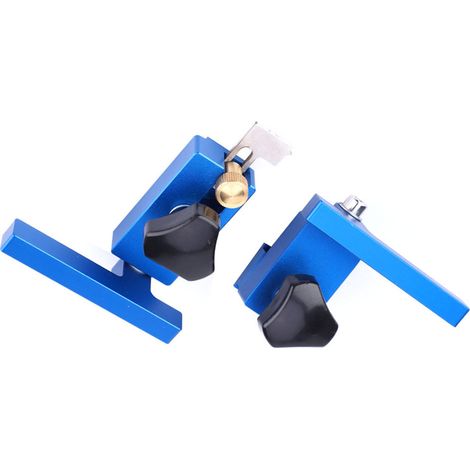 Klappbarer Zaunstopper für die Holzbearbeitung 30/45 Aluminiumlegierung T-Nut-Anschlagwerkzeug (30+45) (1/5)