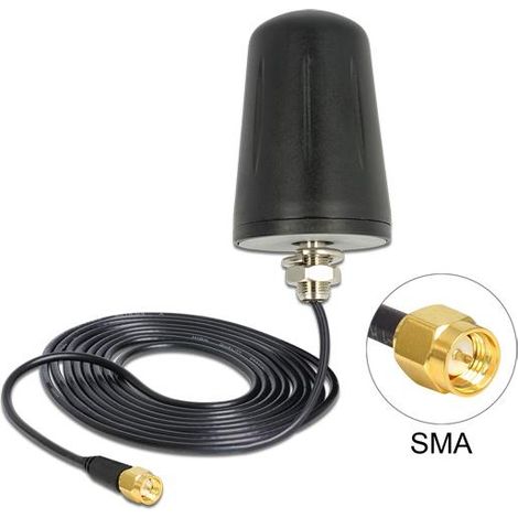 Antenna wlan delock 89534 esterno omnidirezionale 3dbi