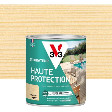 V33 Saturatore per legno per esterni in teak opaco ad alta protezione 0,75 l V33
