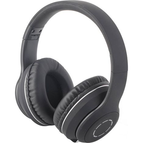 Écouteurs Bluetooth sans fil, pliables, à couleurs dégradées, avec lumière intégrée, pour téléphone et ordinateur portable (noir), basses puissantes et réduction de bruit. Compatibles avec téléphone e (1/5)