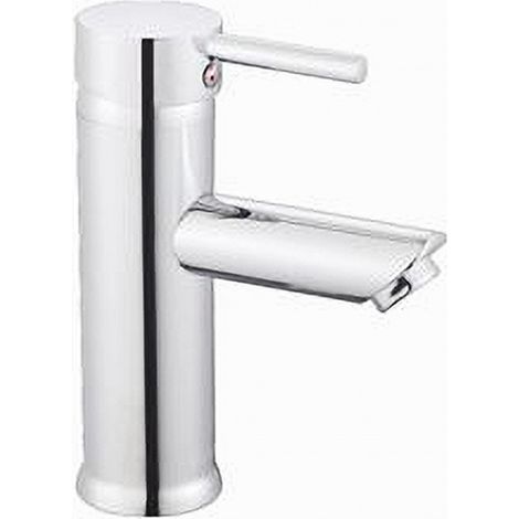 Cleafe - Rubinetto Bagno Cromato Lucido Miscelatore Orientabile Lavabo A Canna Bassa 87386 - (1/5)
