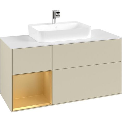 Villeroy & Boch F411HFHJ Meuble sous-lavabo Finion F41 (1/3)