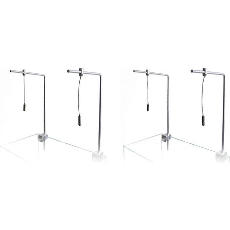 supports de fixation réglables pour aquarium, support universel pour lampe d'aquarium, kit de suspension, accessoires pour aquarium (1/5)
