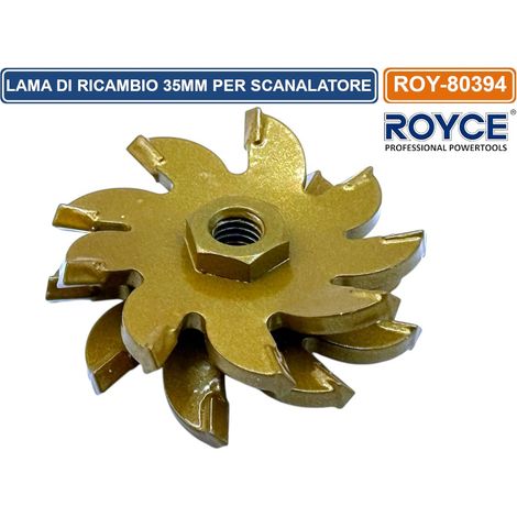 LAMA DISCO DI RICAMBIO 35MM PER SCANALATORE TRACCIATRICE A FRESA (1/2)