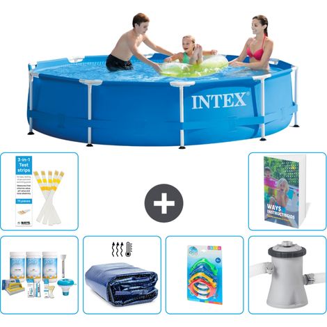 Frame Pool Rund - 305x76 cm - 7-teilig S108