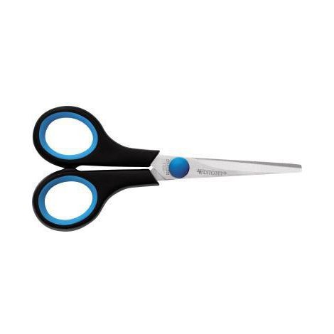 Westcott Schere Easy Grip E-30252 00 13cm Linkshänder blau (1/4)