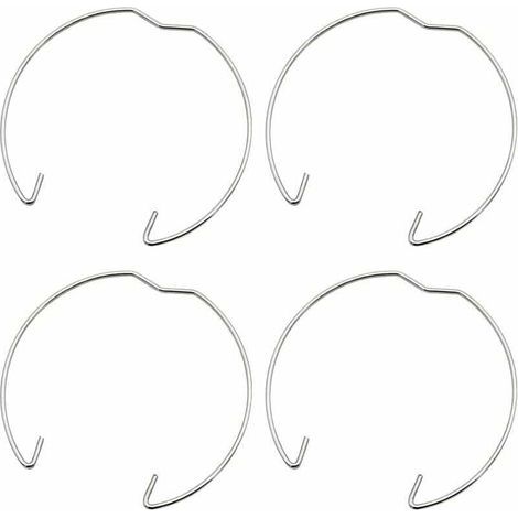 36 pièces anneau à ressort 50mm pour spot GU10 MR16 anneau à ressort anneau de fixation clip pour ampoules LED halogène ou spots encastrés en argent. (1/5)