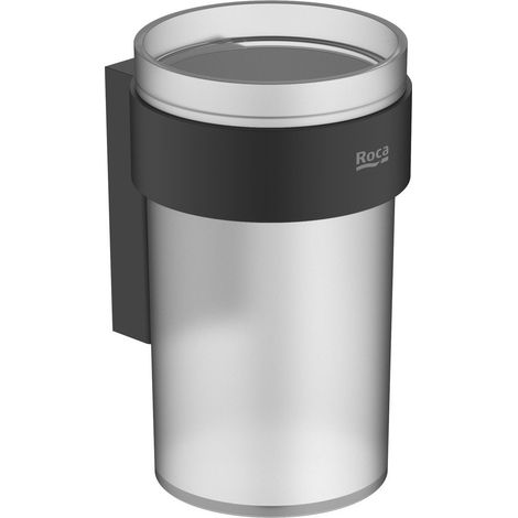 Vaso de pared VICTORIA - ROCA Color: Negro mate (1/2)