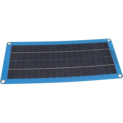 Panneau solaire portable 100W polycristallin bleu klein pour chargeur batterie maison voiture bateau (1/5)