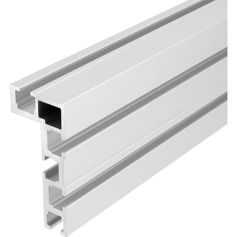 T Track Rails de Guidage à Rainure, 400 mm 75 Type T Track Rail à Rainure, Rails de Guidage en Alliage d'aluminium, pour Travail du Bois, Scie à Table, Fixation de Clôture (1/5)