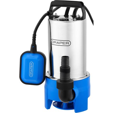 Draper 27484 230V Dirty Water Pump with Float Switch, 330L/min, 1100W (1/2)