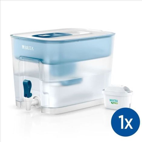 Distributeur d'eau BRITA - Flow - Capacité 8,2L dont 5,2L d'eau filtrée - 1 Cartouche Maxtra Pro All-In-1 incluse (1/5)