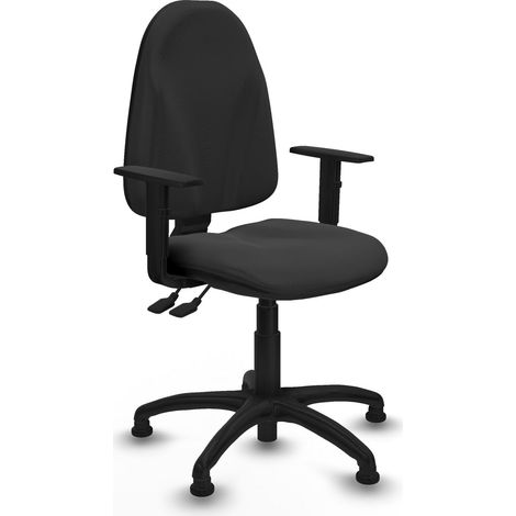Piqueras y Crespo Algarra AS chaise bureau gris sombre (1/3)