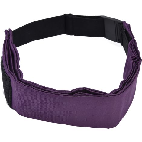 Masque facial réutilisable lavable multifonctionnel sans attaches d'oreilles - Couverture buccale protectrice déformable violet
