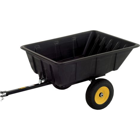 Brouette en plastique Polar remorque 283 litres noir 175x94x71 cm (1/5)
