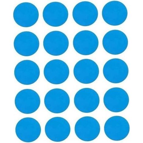 pair 20pcs Patch Patch Direction Kit de réparation en Plastique Patches de réparation Auto-adhésive pour piscines Bateaux gonflables (1/4)