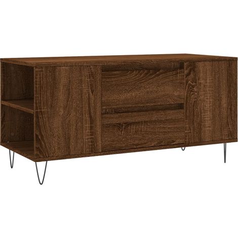 Maison Exclusive - Mesa de centro madera de ingeniería marrón rob