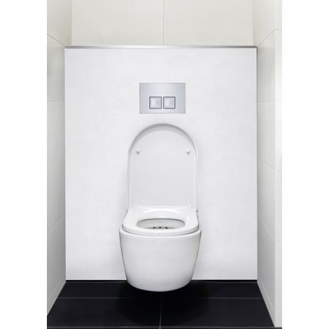 Verkleidung für Wandhalterung Décofast Weiß Satin