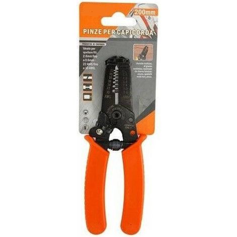 TrAdE Shop Traesio - Pinza Pinze Spellafili Spella Cavo Spella Fili Per Capicorda 200 Mm -