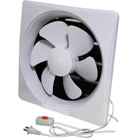 Ventilateur d'extraction, extracteur d'air mural, puissant extracteur d'air de cuisine, extracteur d'air silencieux pour fenêtre de salle de bain, 20 cm (8 pouces) (1/5)