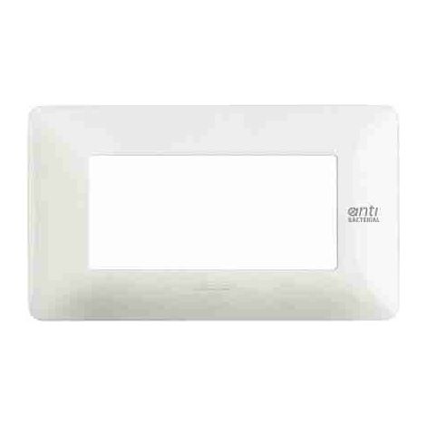 BTIAM4804BAB Placca in tecnopolimero 4 moduli antibatterico