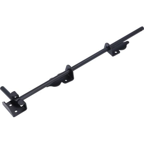 Tige de butée robuste de 45,7 cm (18 pouces) pour portails et portes, résistante aux intempéries, verrou de sol pour clôtures en bois, portails et portes en métal (1/5)