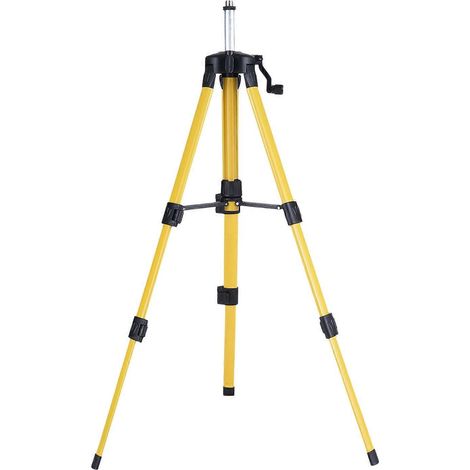 Meter langes Stativ mit 3 höhenverstellbaren Verlängerungsstangen, geeignet für Laser-Nivelliergeräte mit 5/8"-Anschluss.