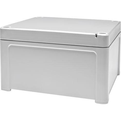 Boîtier à usage général RS PRO en Polycarbonate, 130 x 130 x 75mm, Gris IP65 ( Prix pour 1 )