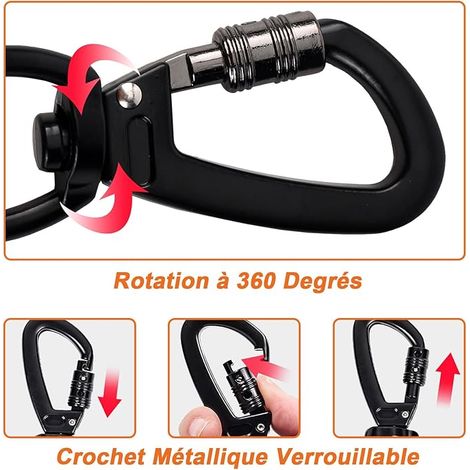 Dog Lead Dog Training Leash Long Leash with Padded Handle for Small Medium and Large Dogs (1/4)