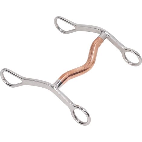 Mors de bride en acier inoxydable pour chevaux, résistant à l'usure et à la corrosion, idéal pour la ferme. (1/5)