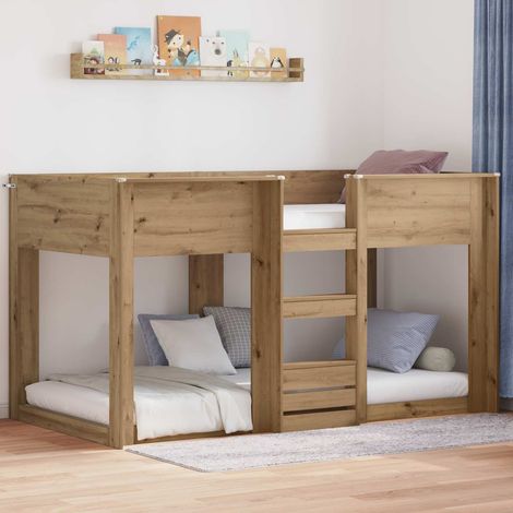 Etagenbett für Kinder Artisan-Eiche 80 x 200 cm Holzwerkstoff