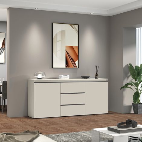 Buffet/bahut moderne 180 cm coloris cachemire Maeva (1/5)