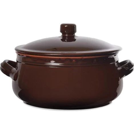 Coli Tegame in Terracotta - Marrone Naturale - 20 cm