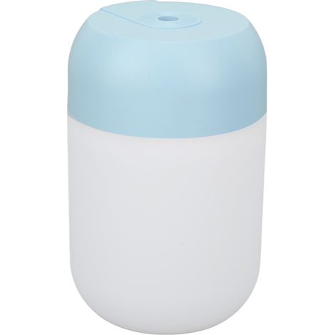 Humidificateur USB compact, portable et silencieux pour la maison et la chambre, 260 ml, bleu. Idéal pour les voyages et la chambre. (1/5)