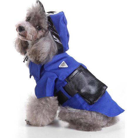 Déguisements d'Halloween pour animaux de compagnie, costumes pour chats et chiens, costumes de police cosplay SDZ11 tenue de police L (1/5)