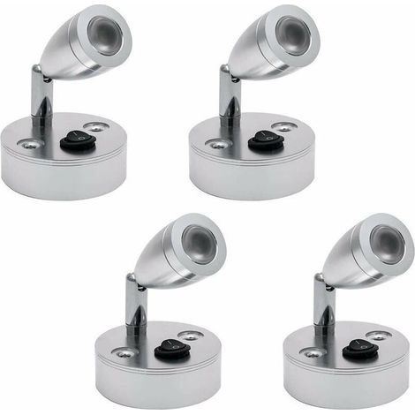 Éclairage Intérieur Spot Lampe Auto LED Lumièr 2pcs-RV Lampe de Lecture 3000K Rotation 180° pour Camper Van Bateau Caravane Véhicule Camping Car (1/5)