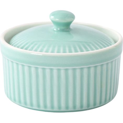 Elegante pirofila in gres, perfetta per porzioni individuali - Blu