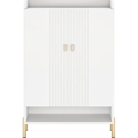 Armoires au style moderne, organiseur de chaussures ultra-fin, meuble à chaussures (meuble à chaussures uniquement)