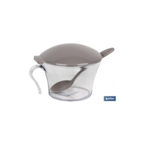 Pack mit 6 Zuckergefäßen 120ml Modell Albahaca Farbe Stein