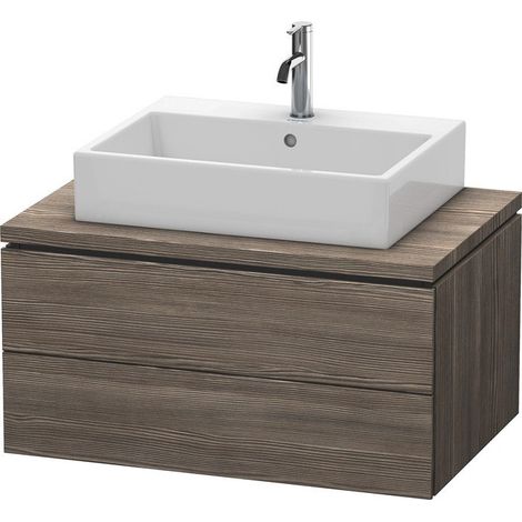 Meuble bas console L-CUBE 400x820x547mm pinède