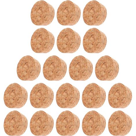 Lot de 20 bouchons liège, coniques, pour bouteille et carafe (1/5)