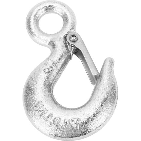 Crochet de levage robuste 0,5T en acier inoxydable S304, accessoire de remplacement pour grues et gréements (1/5)