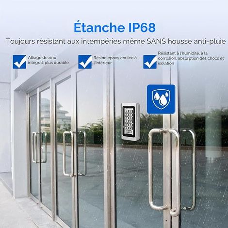 Digicode Door Keypad Code Access Control (1/2)