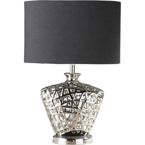 Lampe de table Network chromé avec du noir - EU4552CC (1/3)