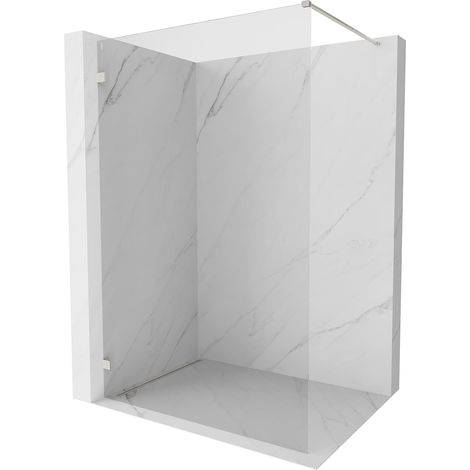 Mexen Lunar parete doccia Walk-in sinistra 100 x 200 cm, trasparente 8 mm, nichel spazzolato - 830-100-000-97-00-L (1/5)