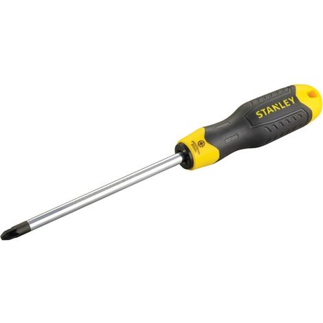 STANLEY 0-64-976 Cacciavite Cushion Grip, 150 mm x 3, Lama Pozidriv